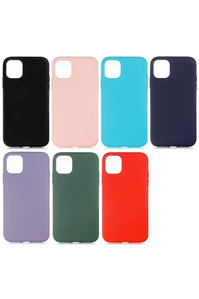 Iphone 11 Kılıf Lansman Içi Kadife Soft Yumuşak Dokulu Liquid Silikon Kapak (LSR) - Resim 4