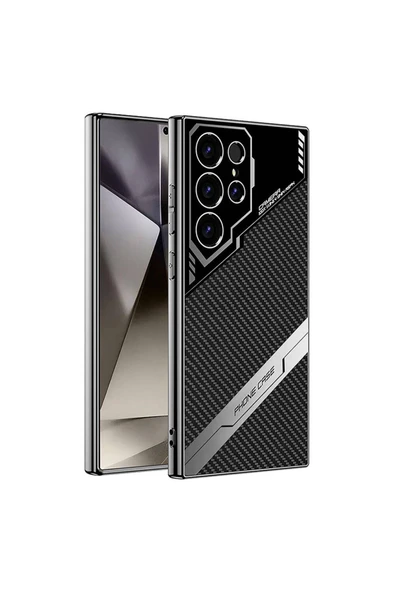 Samsung Galaxy S24 Ultra Kılıf Kamera Korumalı Suni Deri Tasarım Kapak (Procase) - 2