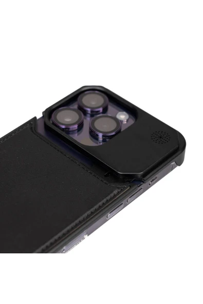 Apple iPhone 15 Pro Max Kılıf Magsafe Şarj Özellikli Mekanizmalı Koku Hazneli Kapak (Mostar) - Resim 4