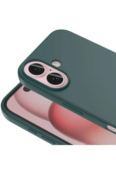 Apple iPhone 16 Plus Kılıf Lansman İçi Kadife Soft Yumuşak Dokulu Liquid Silikon Kapak (LSR) - 3