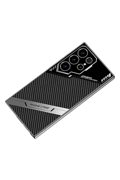 Samsung Galaxy S24 Ultra Kılıf Kamera Korumalı Suni Deri Tasarım Kapak (Procase) - 5