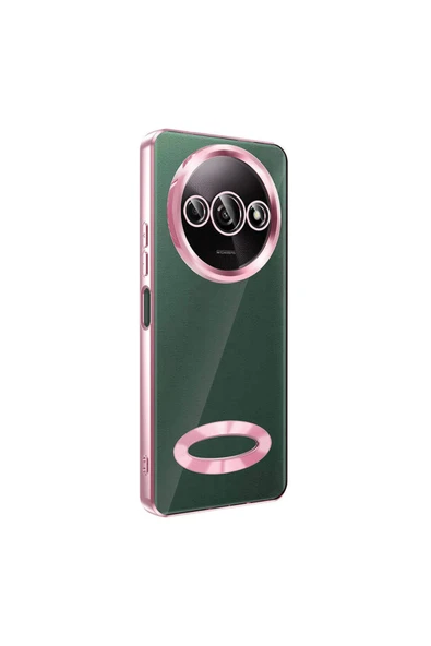 Xiaomi Redmi A3 4G 2024 Kılıf Kamera Lens Korumalı Parlak Kenarlı Kapak (OMEGA) - 5