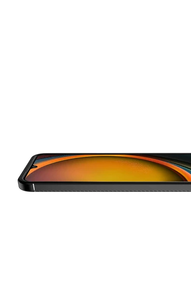 Samsung Galaxy Xcover7 Kılıf Kamera Çıkıntılı Karbon Fiber Dokulu Renk Atmaz Kapak (NEGRO) - 5