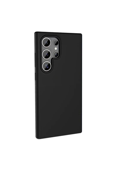 Samsung Galaxy S23 Ultra Kılıf Kamera Çıkıntılı İçi Kadife Lansman Dokulu Silikon Kapak (Kivi) - Resim 5