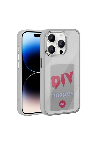 Apple iPhone 14 Pro Max Kılıf Tarzınıza Göre Ekranı Yansıtan Akıllı NFC Kapak (NFC) - 2