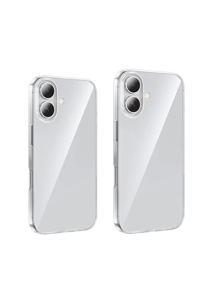 Apple iPhone 16 Plus Şeffaf Kılıf Yumuşak İnce Tasarımlı Kapak (SÜPER) - Resim 5