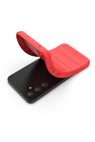 Samsung Galaxy A35 Kılıf Esnek TPU Oyuklu Arka Yüzey Tasarımlı Silikon Kapak (Etnik) - Resim 5