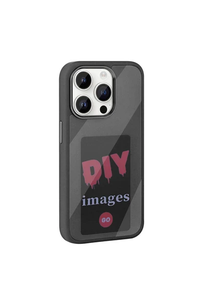 Apple iPhone 14 Pro Max Kılıf Tarzınıza Göre Ekranı Yansıtan Akıllı NFC Kapak (NFC) - 3