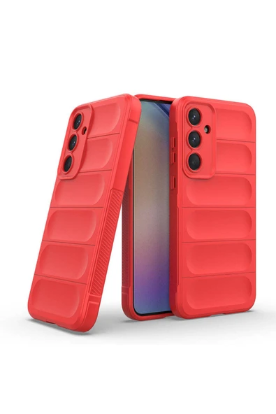 Samsung Galaxy A35 Kılıf Esnek TPU Oyuklu Arka Yüzey Tasarımlı Silikon Kapak (Etnik) - Resim 2