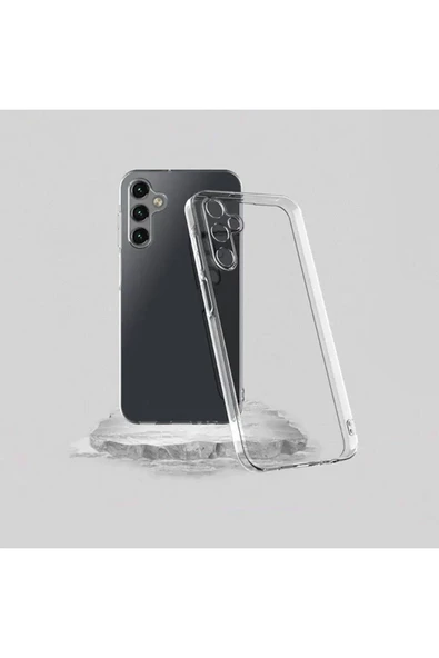 Samsung Galaxy A15 Kılıf Darbe Emici Kamera Korumalı Yumuşak Esnek Şeffaf Silikon Kapak (02-ANTİ) - Resim 3