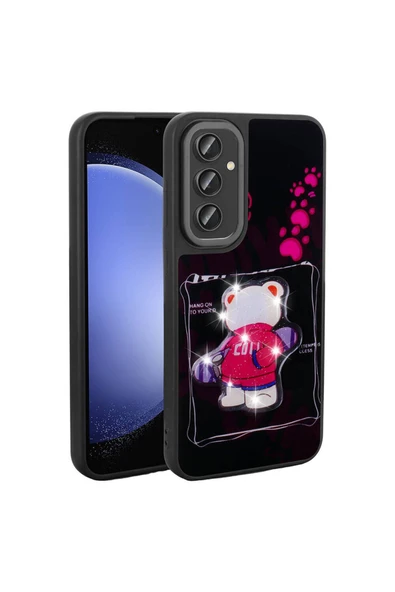 Samsung Galaxy A13 4G Kılıf Parlayan Kabartmalı İkonik Figürlü Silikon Kapak (Amas) - Resim 2