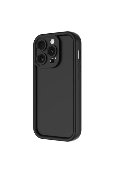 Apple  iPhone 15 Pro Max Kılıf Mat Yüzeyli Kamera Korumalı Silikon Kapak (Ananas) - Resim 3