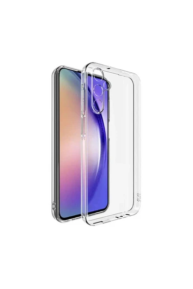 Samsung Galaxy A15 Kılıf Darbe Emici Kamera Korumalı Yumuşak Esnek Şeffaf Silikon Kapak (02-ANTİ) - Resim 2