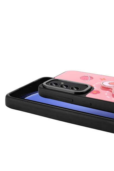 Samsung Galaxy A13 4G Kılıf Parlayan Kabartmalı İkonik Figürlü Silikon Kapak (Amas) - Resim 4