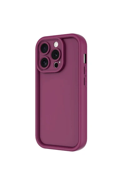 Apple  iPhone 15 Pro Max Kılıf Mat Yüzeyli Kamera Korumalı Silikon Kapak (Ananas) - Resim 4