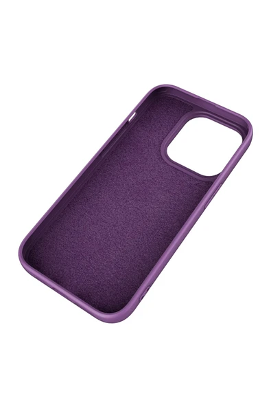 Iphone 15 Pro Max Kılıf Lansman Içi Kadife Soft Yumuşak Dokulu Liquid Silikon Kapak (LSR) - Resim 4