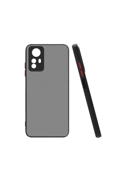 Xiaomi Redmi Note 12S Kılıf Mat Kamera Korumalı Renkli Tuşlu Sert Silikon Kapak (HUX) ürün görseli