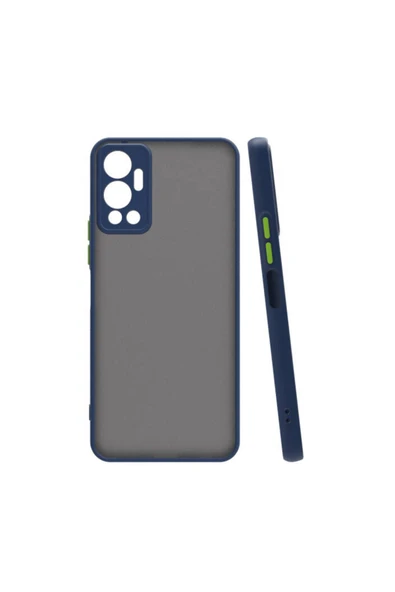 İnfinix Hot 12 Kılıf Mat Kamera Korumalı Renkli Tuşlu Sert Silikon Kapak (HUX) ürün görseli 1