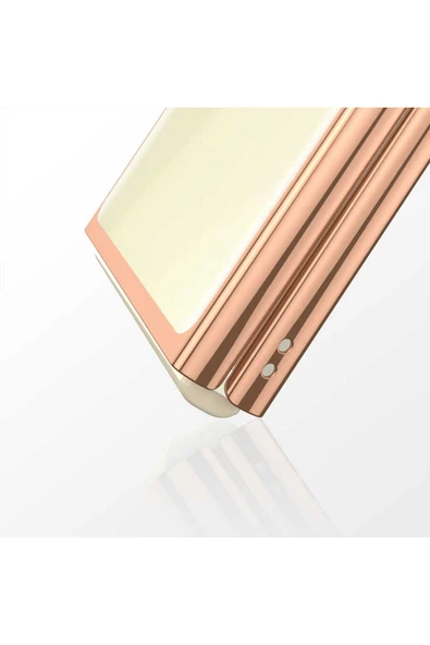 Samsung Galaxy Z Flip 4 Kılıf Kamera Lens Korumalı Kenarları Renkli Parlak Sert Şeffaf Kapak - 5