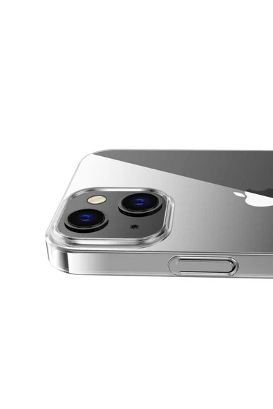 Iphone 14 Plus Kılıf Kamera Çıkıntılı Renksiz Sararmaz Şeffaf Sert Kapak (VONN) - Resim 3