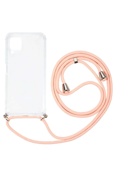 Huawei P40 Lite Kılıf Şeffaf Köşe Korumalı İpli Boyun Askılı Kapak (X-Rop) ürün görseli