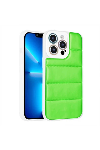 Iphone 12 Pro Max Kılıf Kamera Korumalı Renkli Airbagli Puf Pofuduk Yumuşak Kapak (SEKSEK)