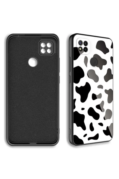 Xiaomi Redmi 9C Kılıf Kamera Korumalı Bulut Desenli Renkli Sert Parlak Silikon Kapak (Epoksi) - Resim 3