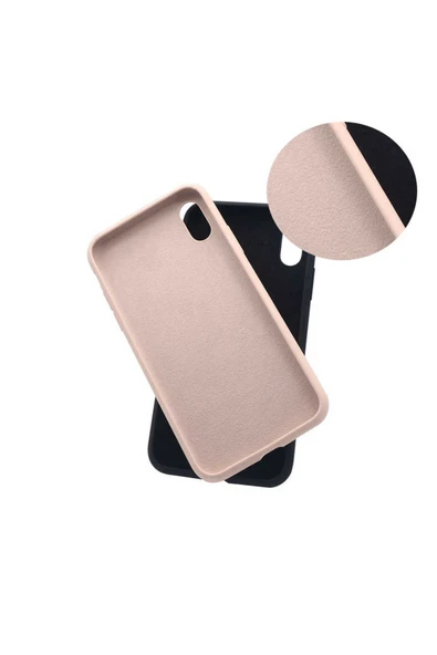 Iphone Xs Max 6.5 Kılıf Lansman Dokulu Kadife Iç Yüzey Yüksek Kalite Yumuşak Kapak (SİLK) - Resim 3