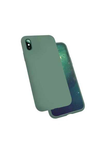 Iphone Xs Max 6.5 Kılıf Lansman Dokulu Kadife Iç Yüzey Yüksek Kalite Yumuşak Kapak (SİLK) ürün görseli