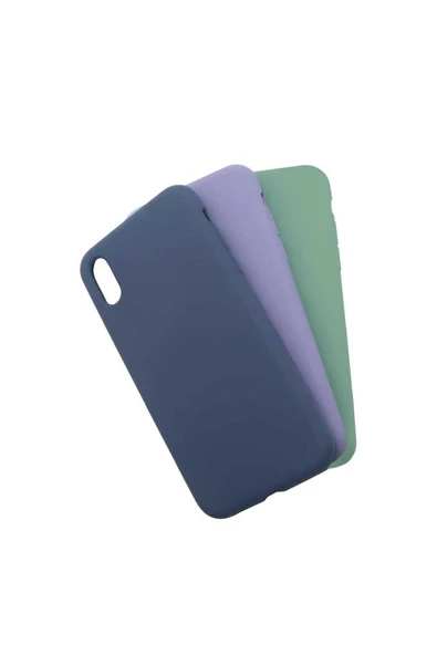 Iphone Xs Max 6.5 Kılıf Lansman Dokulu Kadife Iç Yüzey Yüksek Kalite Yumuşak Kapak (SİLK) - Resim 5