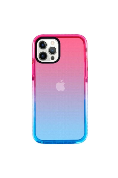 Iphone 13 Pro Kılıf Renkli Transparan Renkli Parlak Kapak (PUNTO) - Resim 2