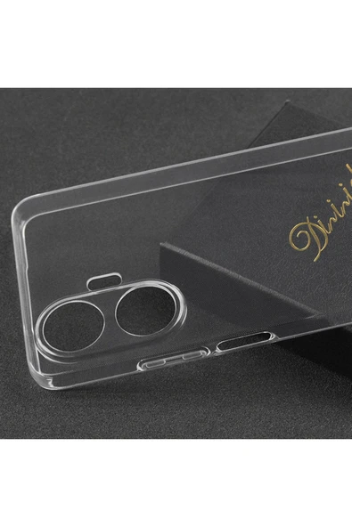 Realme C55 Şeffaf Kılıf Yumuşak İnce Tasarımlı Kapak (SÜPER) - Resim 5
