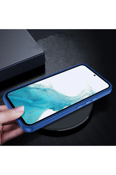 Samsung Galaxy A24 Kılıf Kamera Çıkıntılı Arkası Şeffaf Hassas Tuşlu Renkli Kenarlı Kapak (Flora) - Resim 4