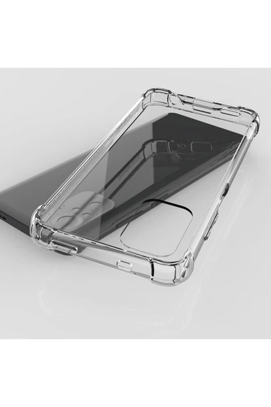 Xiaomi Redmi Note 10S Şeffaf Kılıf Köşelerde Darbelere Karşı Ultra Kalınlık (ANTİSHOCK) - Resim 3