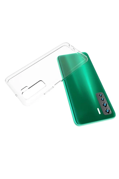 Huawei P40 Lite 5G Şeffaf Kılıf Yumuşak İnce Tasarımlı Kapak (SÜPER) ürün görseli
