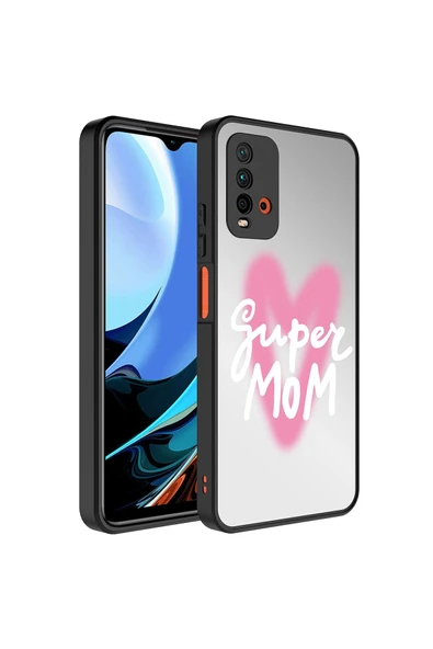Xiaomi Redmi Note 9 4g Kılıf Aynalı Desenli Kamera Korumalı Parlak Renkli Sert Kapak (mirror)