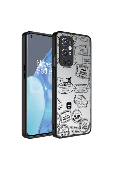 One Plus 9 Pro Kılıf Aynalı Desenli Kamera Korumalı Parlak Renkli Sert Kapak (mirror) ürün görseli 1