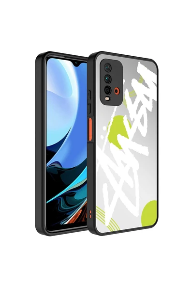 Xiaomi Redmi 9t Kılıf Aynalı Desenli Kamera Korumalı Parlak Renkli Sert Kapak (mirror)