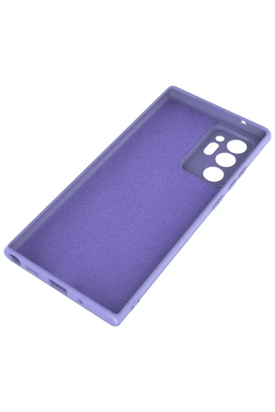 Samsung Galaxy Note 20 Ultra Kadife Iç Yüzey Yumuşak Dokulu Kamera Korumalı Ince Kapak (mara) - Resim 3