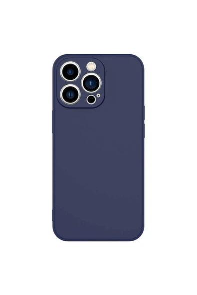Iphone 13 Pro Max Kadife Iç Yüzey Yumuşak Dokulu Kamera Korumalı Ince Kapak (MARA)