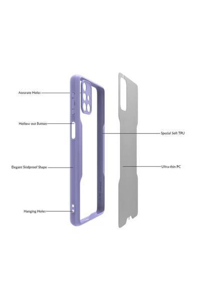 Samsung Galaxy M31s Kılıf Kamera Korumalı Ultra Ince Buzlu Mat Renkli Silikon Kapak(parfe) - Resim 4