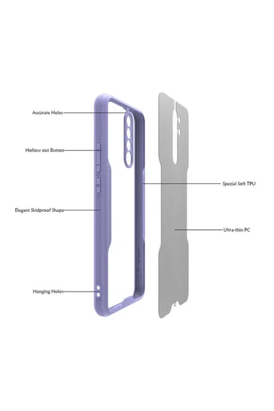 Xiaomi Redmi 9 Kılıf Kamera Korumalı Ultra Ince Buzlu Mat Renkli Silikon Kapak(parfe) - Resim 4