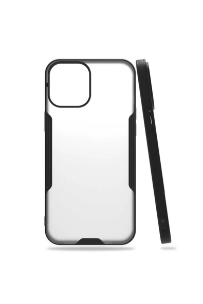 Iphone 12 Pro Max Kılıf Kamera Korumalı Ultra Ince Buzlu Mat Renkli Silikon Kapak(PARFE)