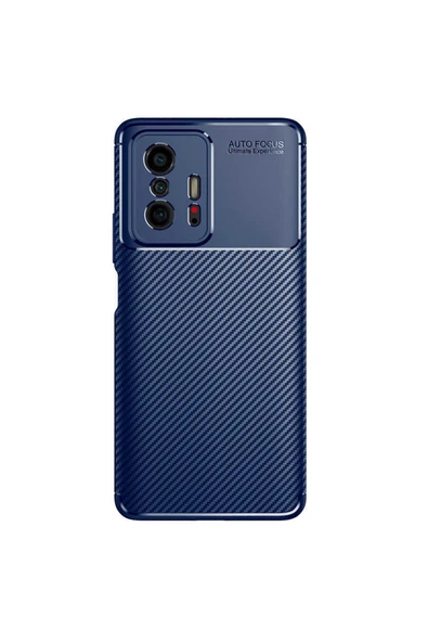 Xiaomi Mi 11t Pro 5g Kılıf Kamera Çıkıntılı Karbon Fiber Dokulu Renk Atmaz Kapak (negro) - Resim 2