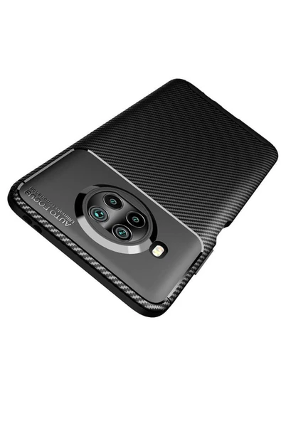 Xiaomi Redmi Note 9 Pro Uyumlu  Kılıf Kamera Çıkıntılı Karbon Fiber Dokulu Renk Atmaz Kapak (negro) - 5
