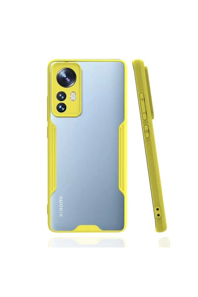 Xiaomi Mi 12 Kılıf Kamera Korumalı Ultra Ince Buzlu Mat Renkli Silikon Kapak(parfe) - Resim 2