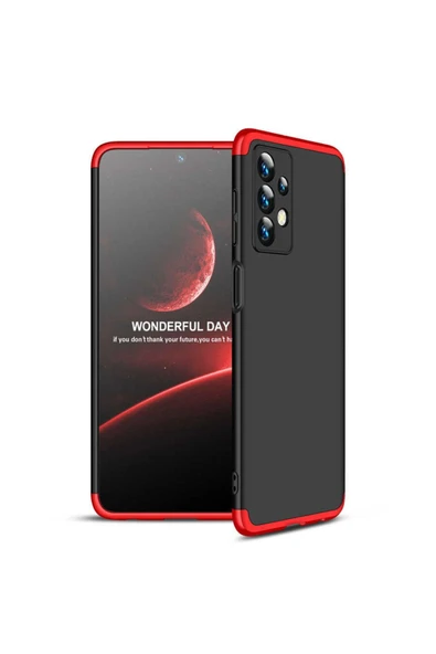 Samsung Galaxy A13 4g Kılıf 360 Tam Koruma Ön Ve Arka Sert Mika Kapak Orjinal Ays Gkk Kapak - Resim 2