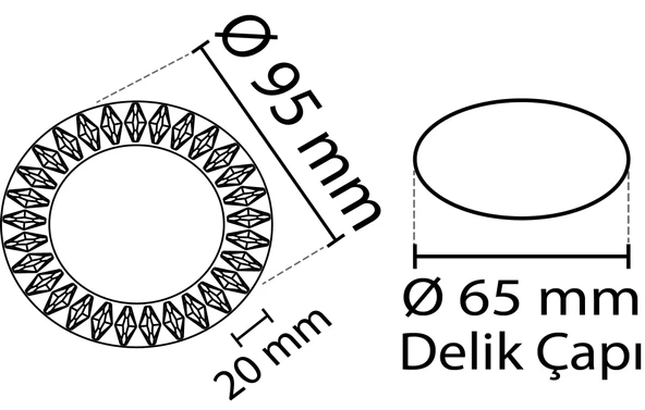 NOAS YL65 1641 Hermes Cam Spot Kasası - 3