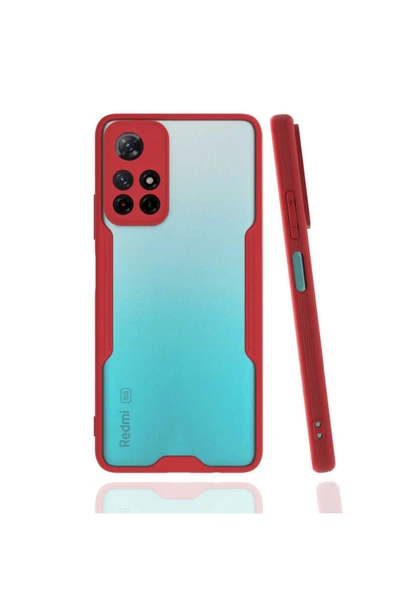 Xiaomi Redmi Note 11t 5g Kılıf Kamera Korumalı Ultra Ince Buzlu Mat Renkli Silikon Kapak(parfe)