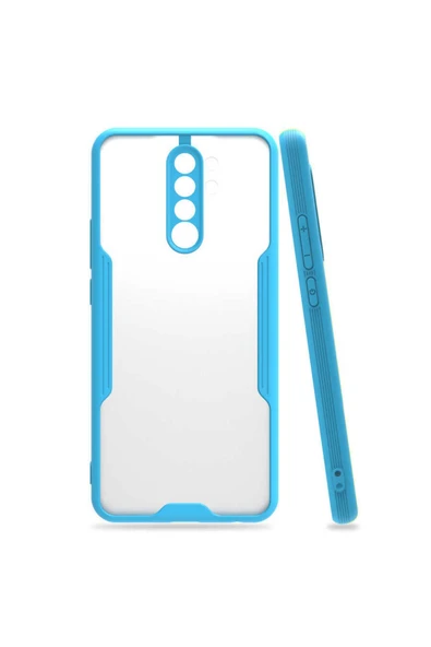 Xiaomi Redmi 9 Kılıf Kamera Korumalı Ultra Ince Buzlu Mat Renkli Silikon Kapak(parfe) - Resim 2